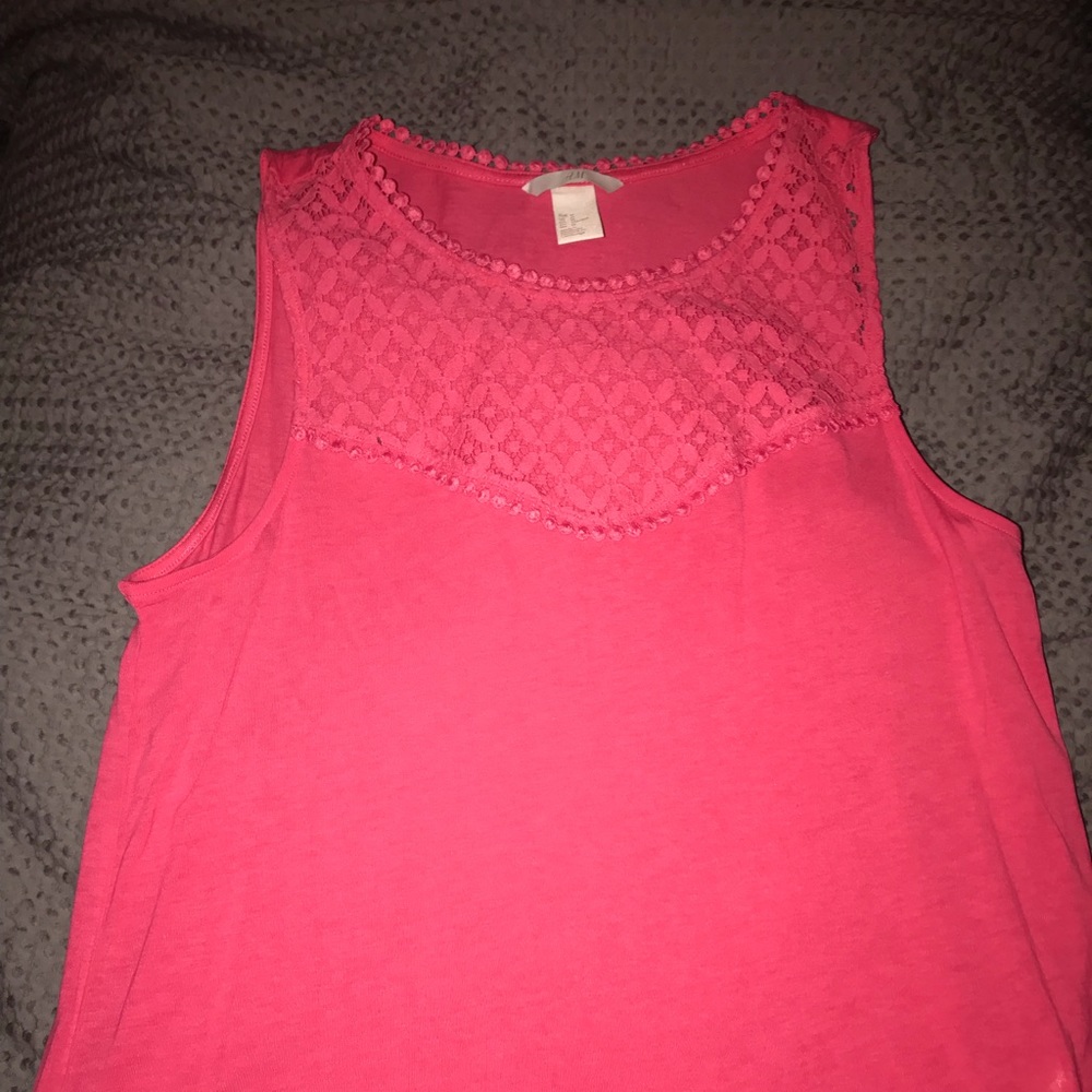 HM lace top tank